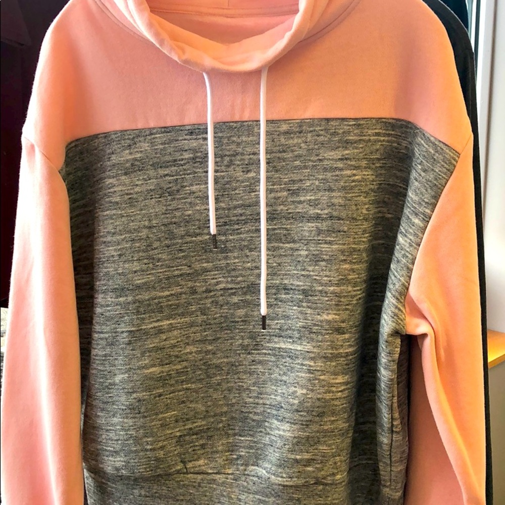 Ladies Cowl Neck Sweatshirt.